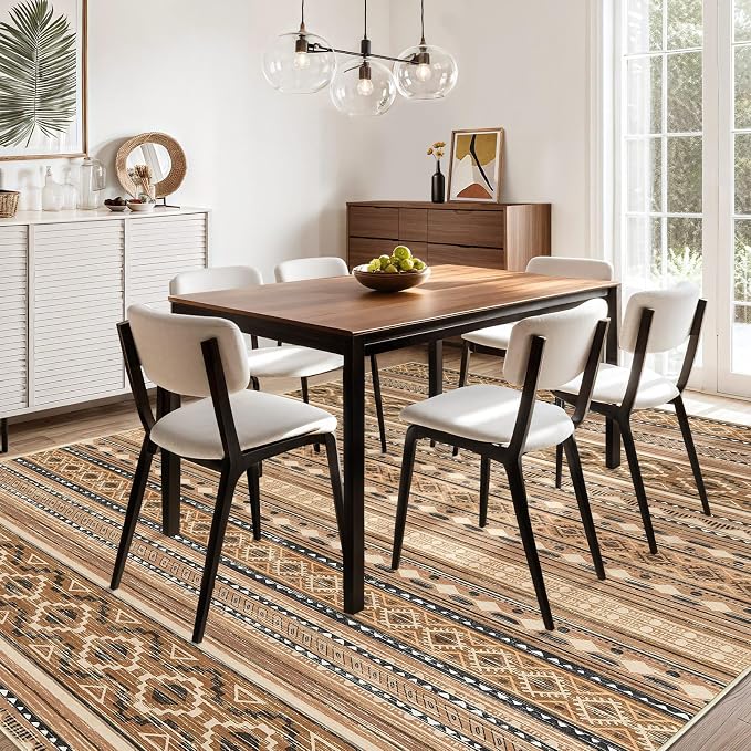 cotiled 6x9 Area Rugs Living Room Rug: Washable Boho Rugs - Image 9
