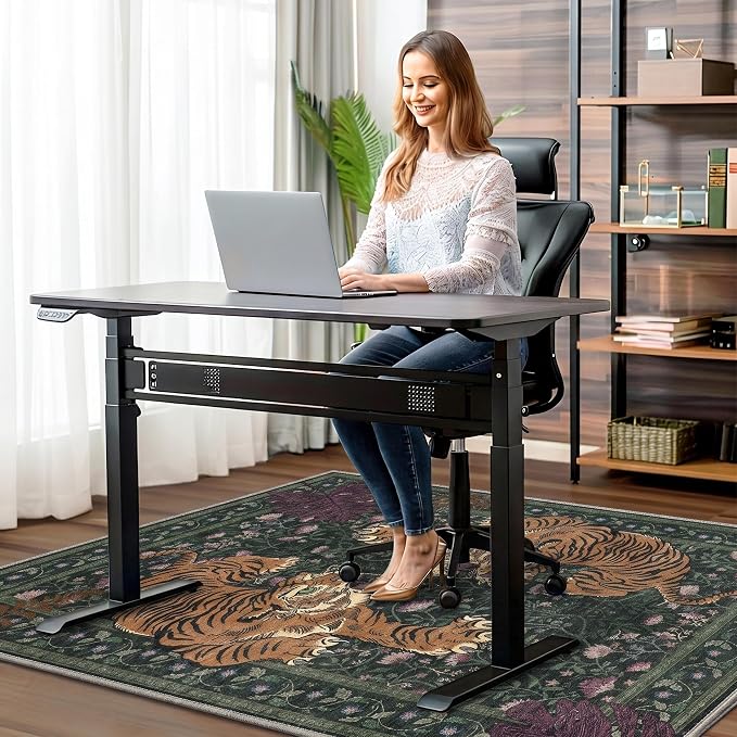 36"x48" Office Chair Mat for Hardwood Tile Floor, Under Desk Carpet Protector - Image 2