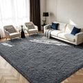 Shag Area Rugs for Bedroom Living Room, 8X10 Ultra Soft Fluffy Area Rugs for by Boshengya