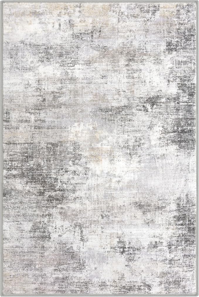 IOHOUZE Abstract Area Rug 4x6 Ft Washable Rugs - Image 9