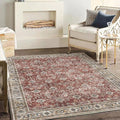 CHAMPLANT Washable Area Rug 4'x6' Traditional Floor Cover Foldable Thin Rugs by CHAMPLANT