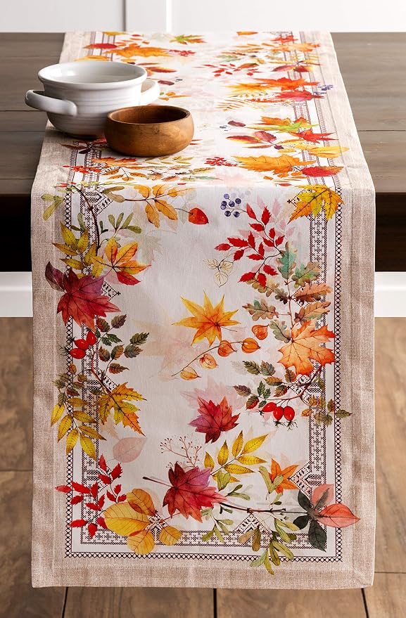 Maison d' Hermine Table Runner 100% Cotton 14.50" x 90" | Table Runners 90 - Image 9