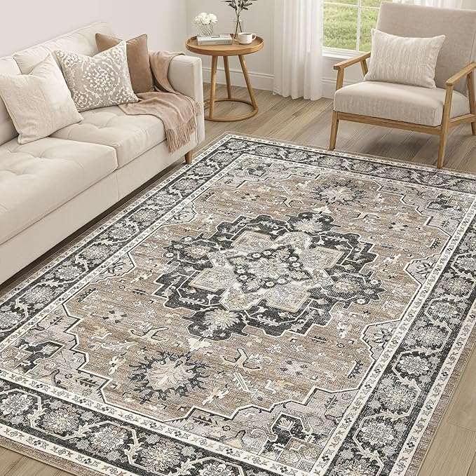 Vintage Living Room Area Rug 6x9 by COTILED