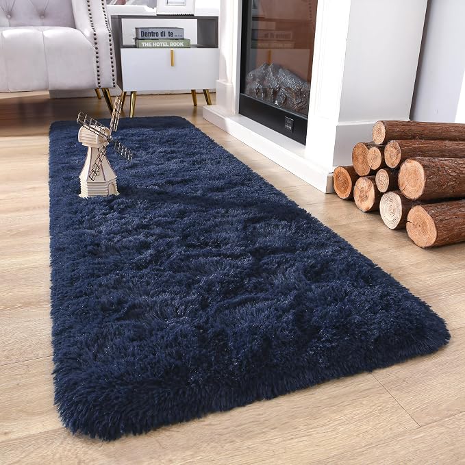 Chicrug Soft Runner Rugs for Bedroom Living Room Plush Fluffy Rug 2x5 Feet - Image 4