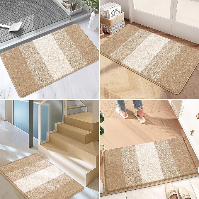 Kitinjoy Indoor Outdoor Door Mat, 70x32 Non-Slip Absorbent Dirt Trapper - Image 6