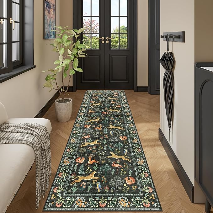 DUKINO 2x6 Rug for Hallway, Washable Kitchen Runner Rug - Image 6