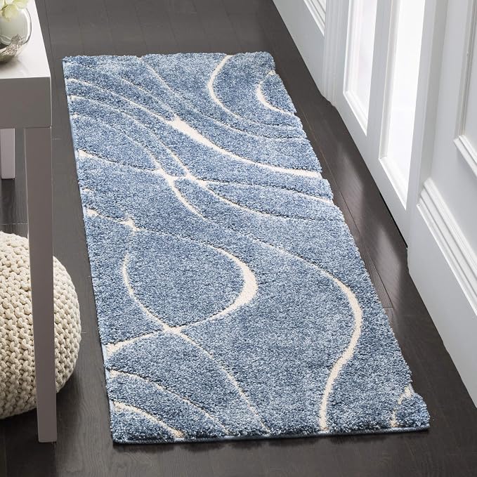 SAFAVIEH Florida Shag Collection Runner Rug by Unknown