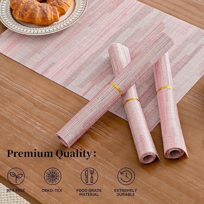 Leetaltree Misty Rose Placemats Set of 8 - Image 2