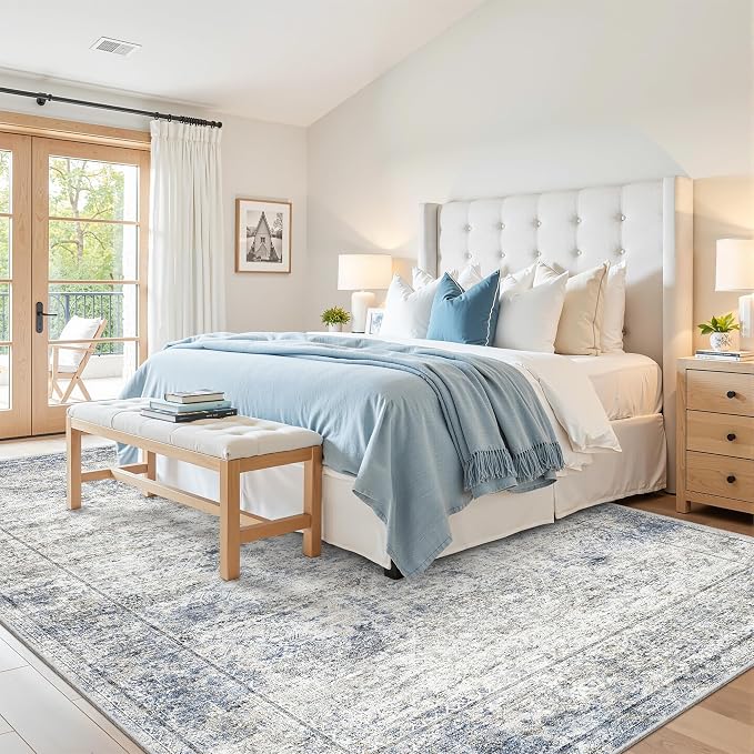 5x7 Area Rugs, Ultra-Thin Washable Rugs - Image 5