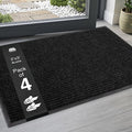 4 Pack 2' x 3' Door Mat, Heavy Duty Entryway Mat, Low Profile Indoor Outdoor by Unknown