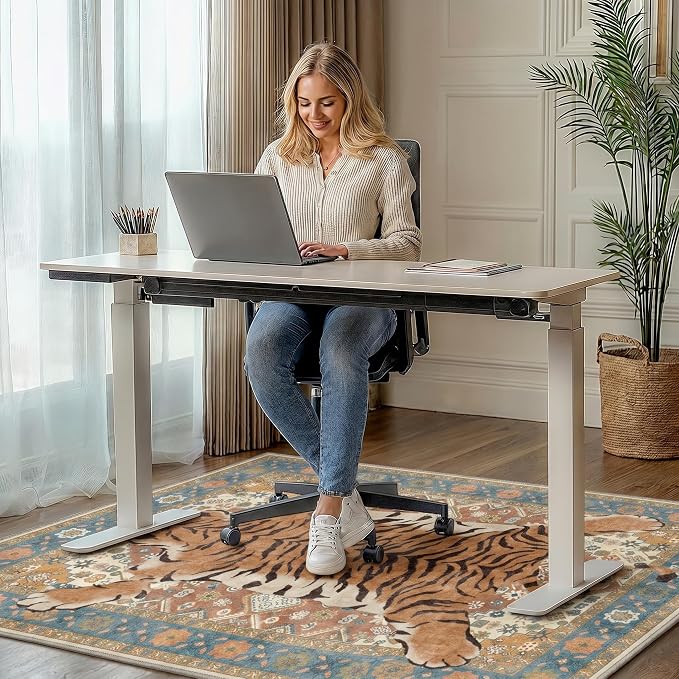 36"x48" Office Chair Mat for Hardwood Tile Floor, Under Desk Carpet Protector - Image 2