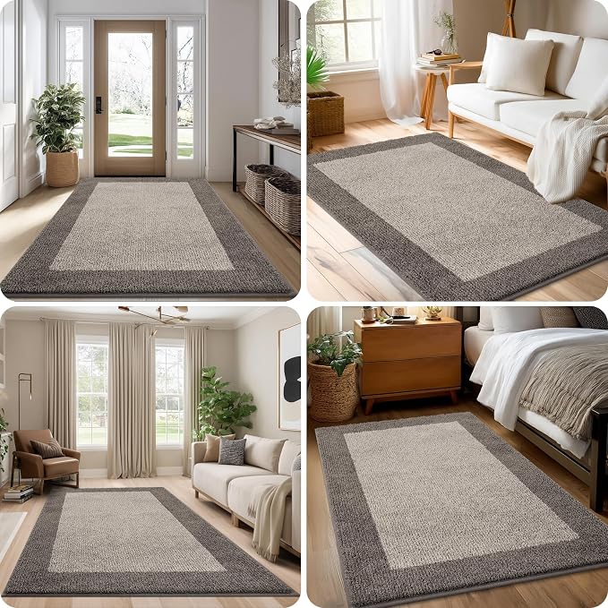 Washable Area Rug 36" x 36", Non Slip Kitchen Rug - Image 3