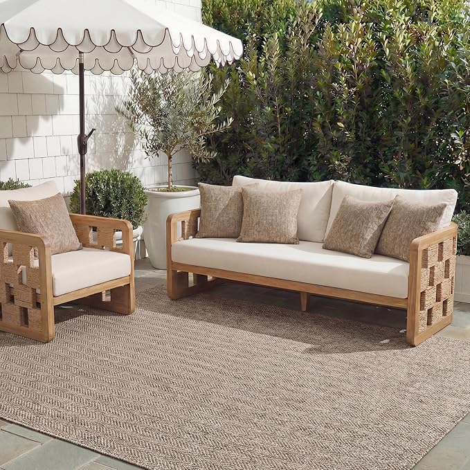 SAFAVIEH Outdoor Area Rug 9x12 by Unknown