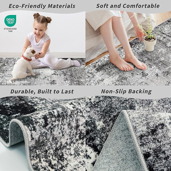 2x10ft Hallway Runner Rug – Non-Slip Washable Long Carpet Runner - Image 5