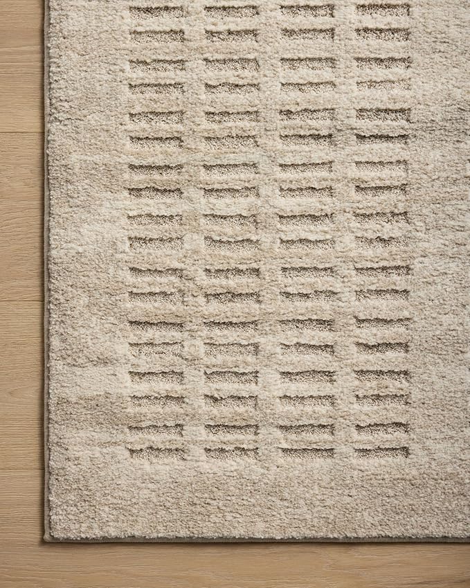 Loloi Amber Lewis Monty Collection MOT-03 Ivory/Beige 5'-3" x 7'-6", .50" Pile - Image 5