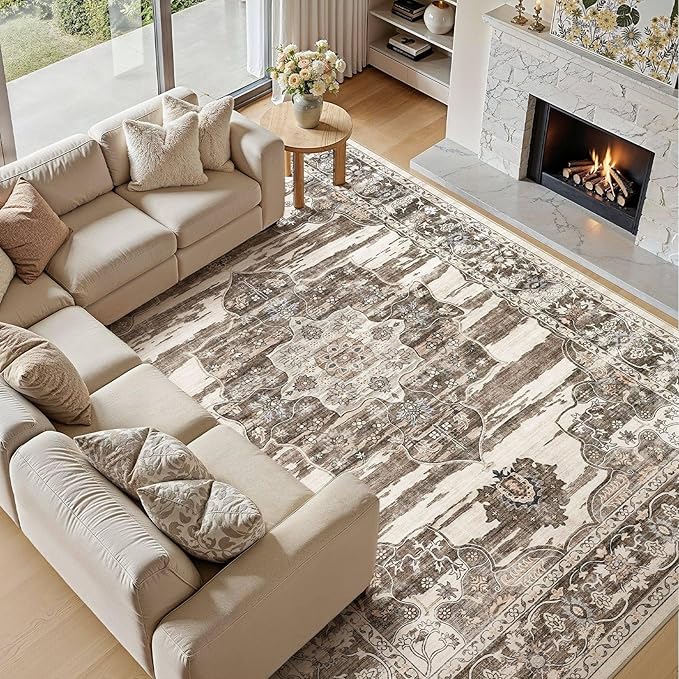 Washable 10x12 Area Rug for Living Room - Image 5