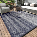 MontVoo Outdoor Rug Waterproof 5x8 ft Outdoor Patio Rug Mat Reversible Plastic by MontVoo