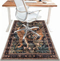 48"x60" Office Chair Mat for Hardwood Tile Floor, Under Desk Carpet Protector by BESBLEE