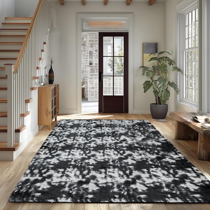 Litanika 6x9 Fluffy Shag Faux Fur Area Rug - Image 2
