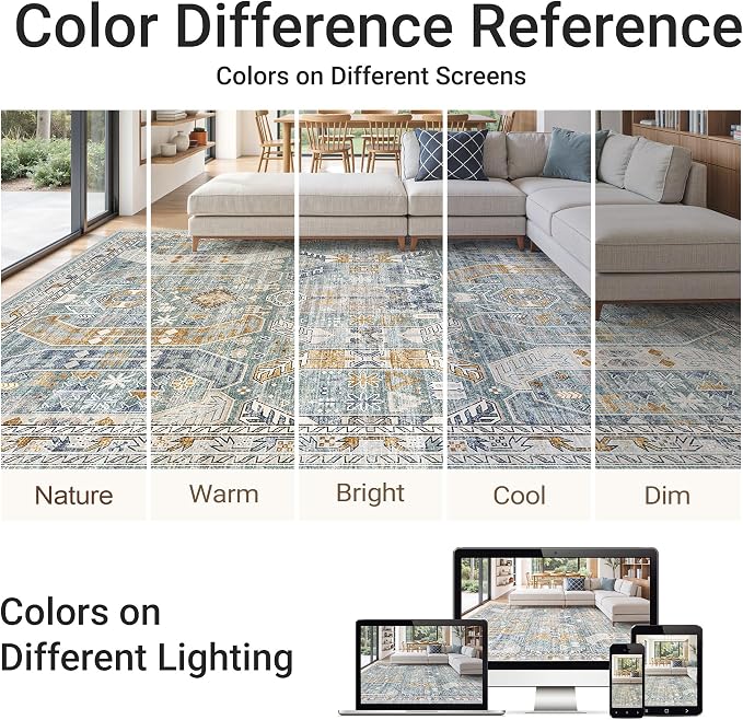befbee 6x9 Area Rugs for Living Room - Image 6