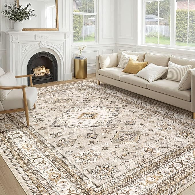 Vintage Living Room Area Rug 12x15 by COTILED