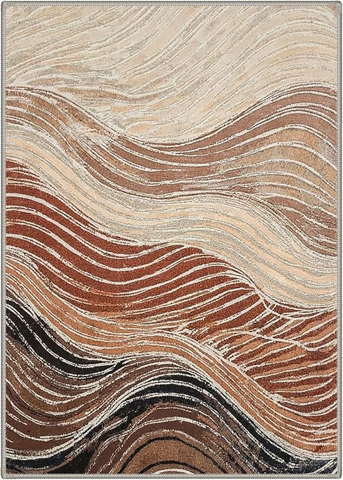 BEIMO Area Rugs 9x12 for Living Room Bedroom, Modern Abstract Machine Washable - Image 4