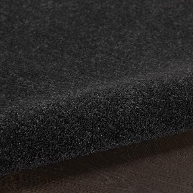 Nourison Home Nourison Essentials Black 4' x Round Area Rug - Image 10