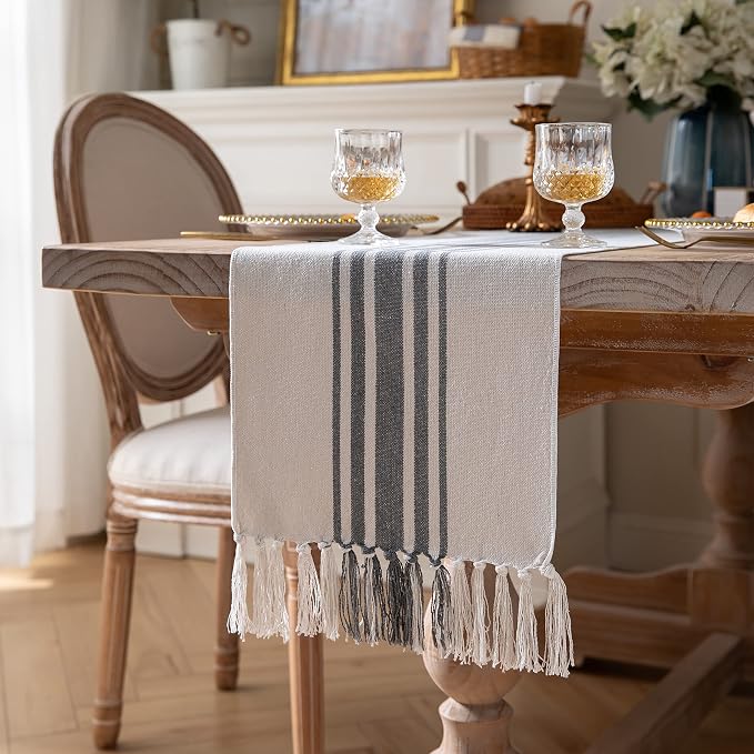 Boho Table Runner for Modern Farmhouse Decor, Dining Table décor 13 x 90 Inch - Image 2