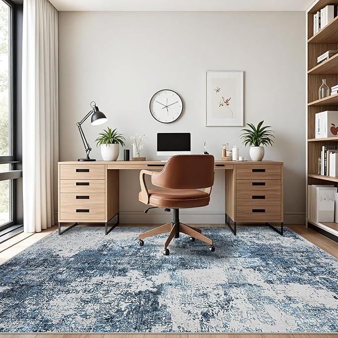 Washable Rug 6x9 Area Rugs: Soft Large Living Room Rug - Image 3