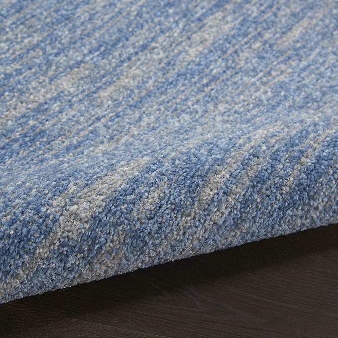 Nourison Home Nourison Essentials Blue Grey 6' x 9' Area Rug - Image 11