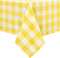 Checkered Square Tablecloth by Hiasan