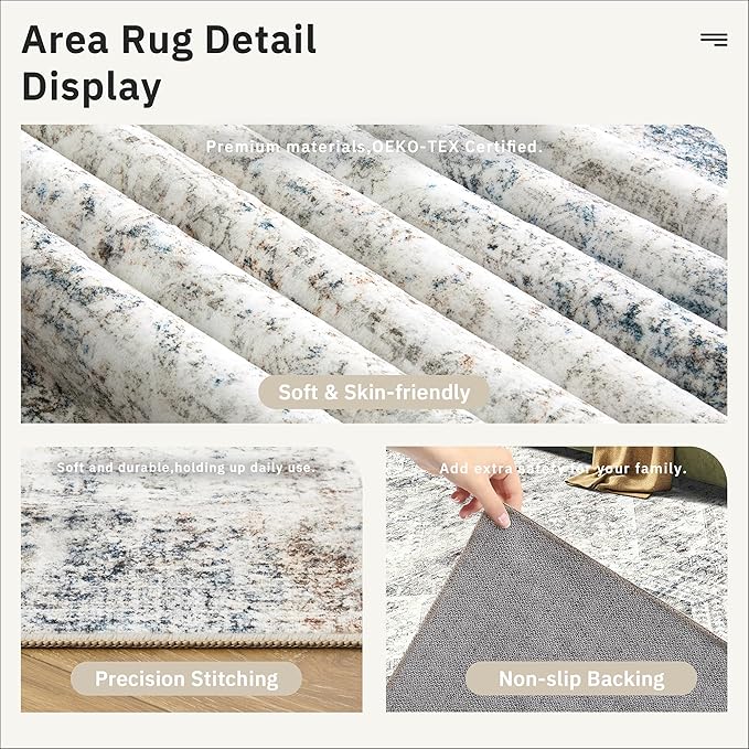 Soalmost 3x5 Rug, Small Area Rug - Image 6
