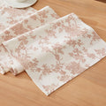 French Pastoral Farmhouse Table Runners, 13x72 Inch Terracota | 100% Organic by Unknown