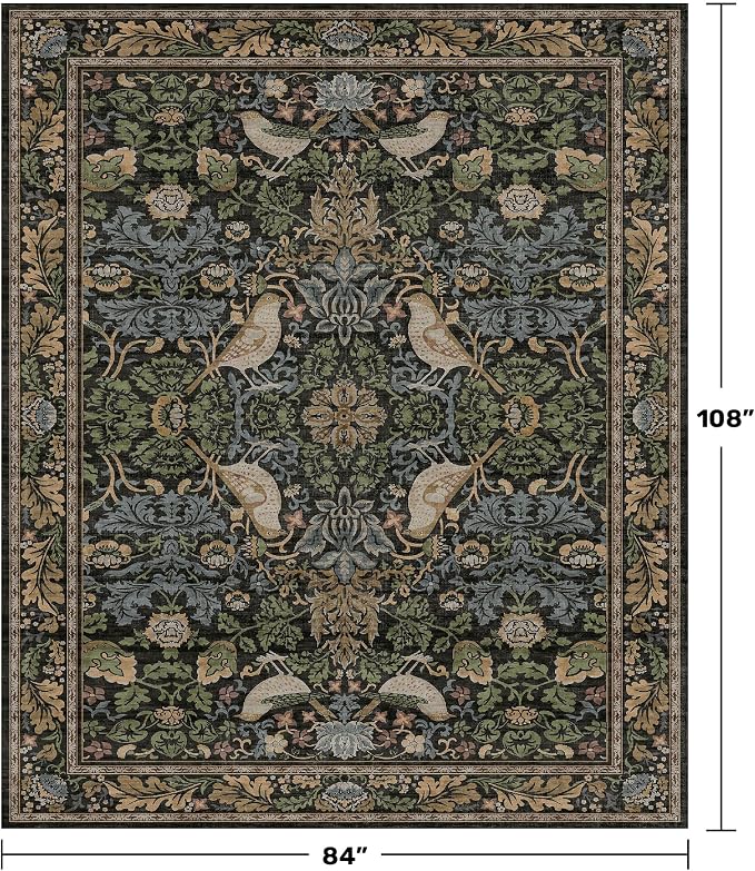 Hazo Haus Washable Living Room Rug 7x9 - Image 2