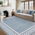 GarveeHome Area Rug 9x12 Living Room Rug Modern Bordered Soft Large Area Rugs by GarveeHome