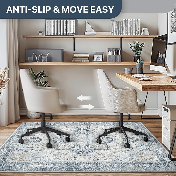 Office Chair Mat for Hardwood Tile Floor, Under Desk Carpet Protector for - Image 5