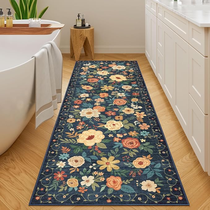 DUKINO Runner Rug, 2x10 Kitchen Hallway Carpet, Washable - Image 4