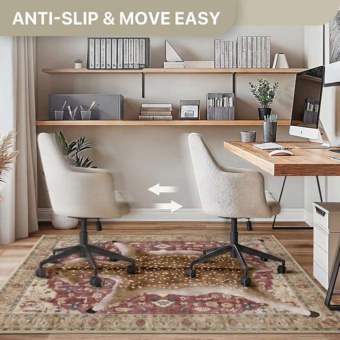 48"x60" Office Chair Mat for Hardwood Tile Floor, Under Desk Carpet Protector - Image 4