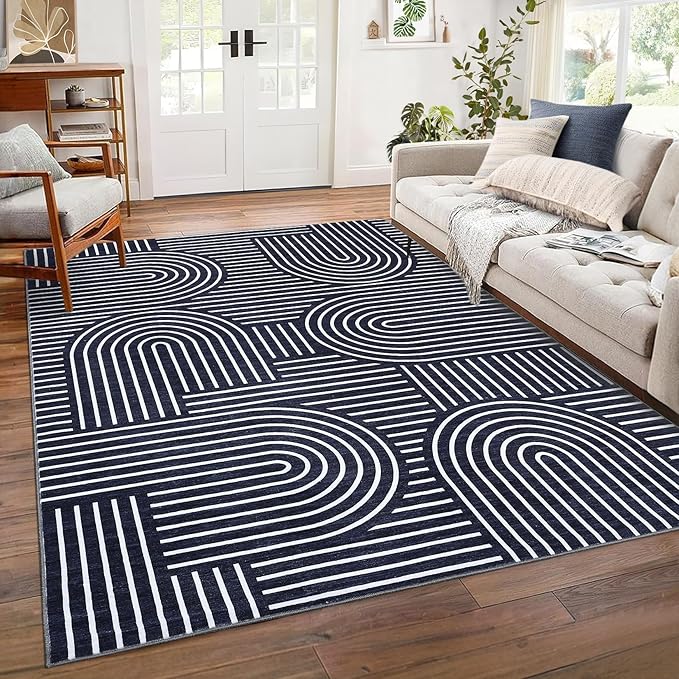 ROYHOME Washable Rug 8x10 Area Rugs by ROYHOME