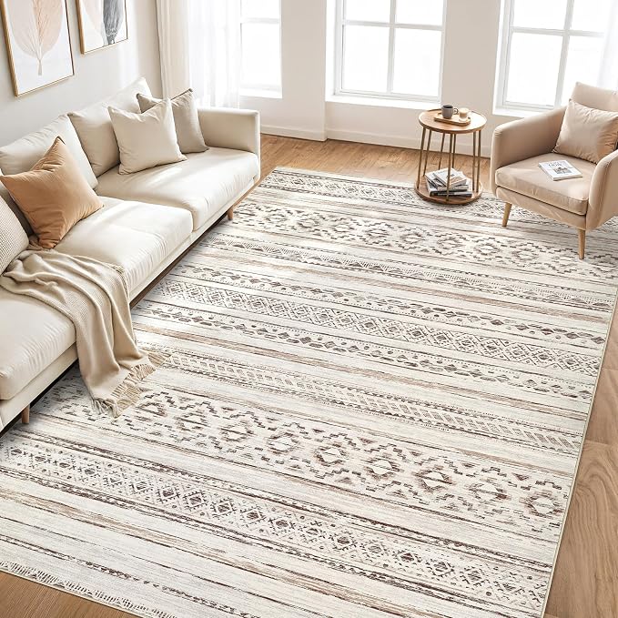 cotiled 5x8 Area Rugs Living Room Rug: Washable Boho Rugs - Image 6