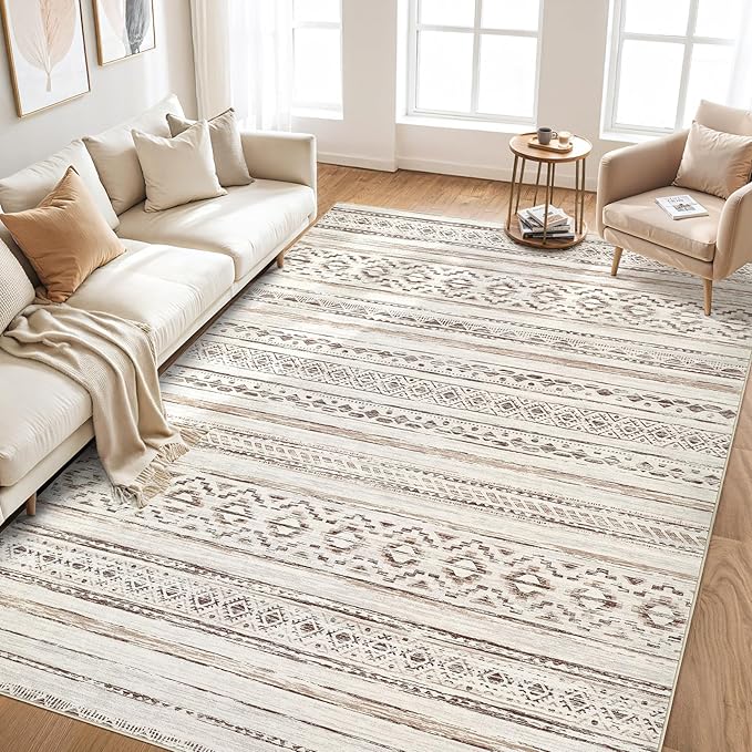 cotiled 10x14 Area Rugs Living Room Rug: Washable Boho Rugs - Image 6