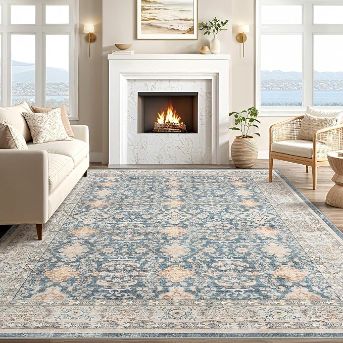 Vintage Living Room Area Rug 8x10 - Image 5