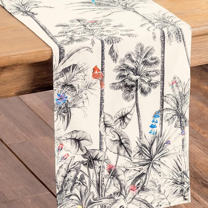 Maison d' Hermine Table Runner 100% Cotton 14.50" x 90" | Table Runners 90 - Image 9