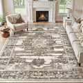 Washable 6x9 Area Rug for Living Room by JessibouAreaRug