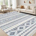cotiled 6x9 Area Rugs Living Room Rug: Washable Boho Rugs by COTILED