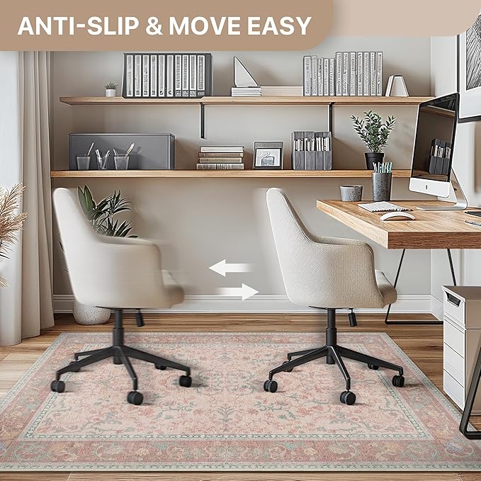 36"x60" Office Chair Mat for Hardwood Tile Floor, Under Desk Carpet Protector - Image 5