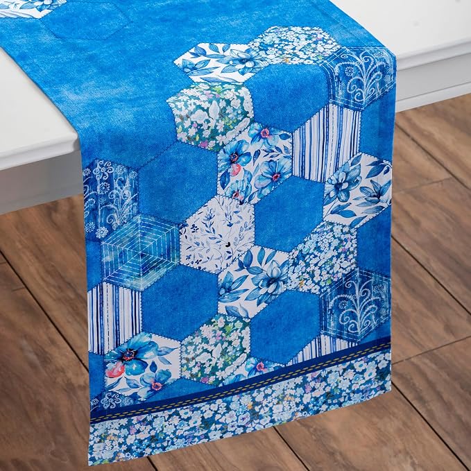 Maison d' Hermine Table Runner 100% Cotton 14.50" x 72" | Table Runners 72 - Image 9