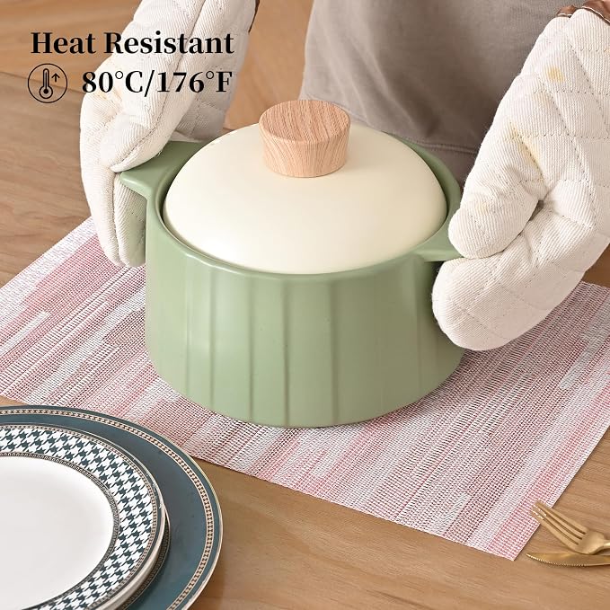Leetaltree Misty Rose Placemats Set of 8 - Image 4