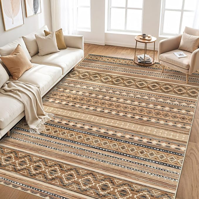 cotiled 6x9 Area Rugs Living Room Rug: Washable Boho Rugs - Image 7