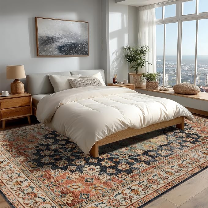Ruaruarug Washable Area Rug 9x12 - Image 5